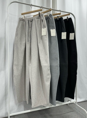 MRDONG韩国代购男装MODEN厚实重工宽松休闲直筒舒适冬季卫裤