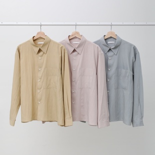 韩国代购男装直播福利秒杀run设计师亲肤滑感春高品长袖轻薄衬衫