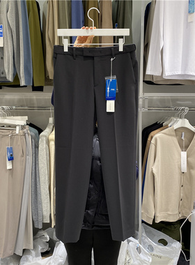 东大门韩国男装代购直播必入炸高品宽松微锥小直筒休闲西裤200925