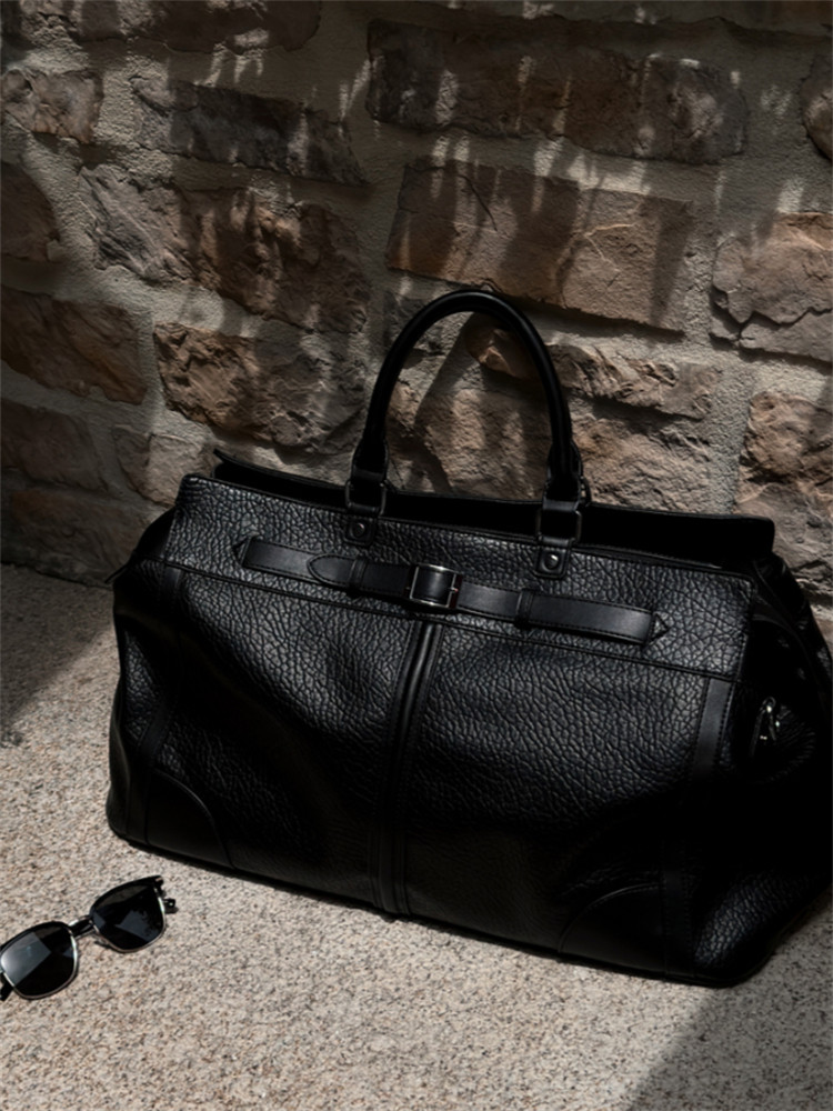 MRDONG韩国代购男女款大容量商务手提行李袋通勤单肩包PU皮旅行包