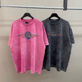 哈雷一九零三年翼标水洗褪色街头宽松短袖 MRDONG韩国代购 男装 T恤