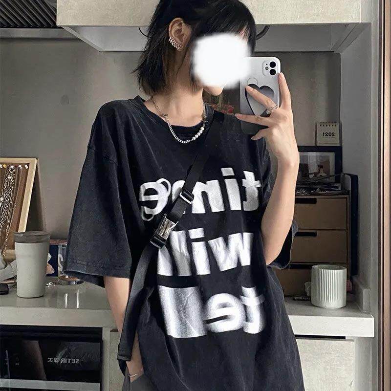 设计感高级常规款上衣女装夏季2026年新款辣妹国潮短袖T恤衫ins潮