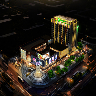 照明设计 灯光亮化效果图设计  亮化施工图 工程预算