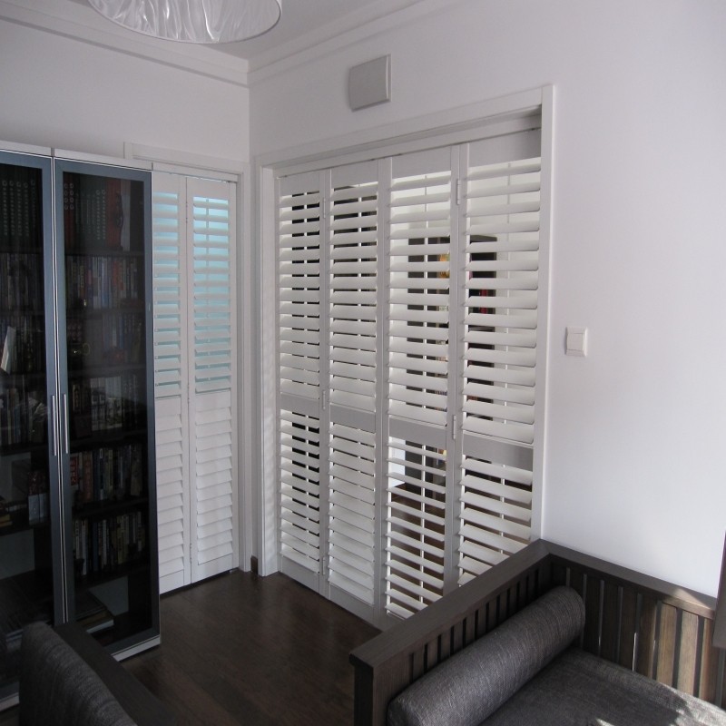 【实木百叶门窗】活动百叶门|实木透气门|百叶窗|透气窗帘