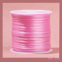 [Светло-розовый] One Roll — высокоэластичная и прочная леска для бисероплетения + руководство по бисероплетению