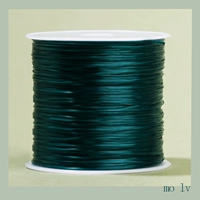 [Темно-зеленый] One Roll — высокоэластичный и прочный, бесплатная тяга для бисероплетения + руководство по бисероплетению