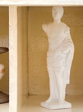 中古复古vintage人像摆件