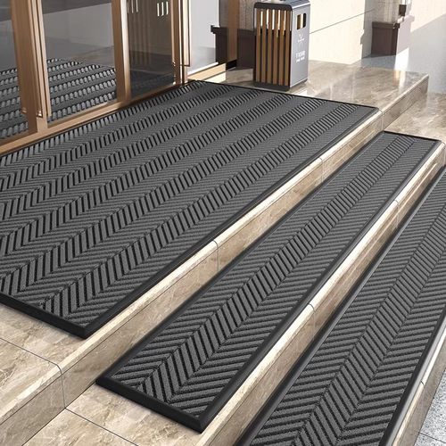室外台阶防滑垫大理石楼梯踏步垫商用地垫户外下雪脚垫地毯定制