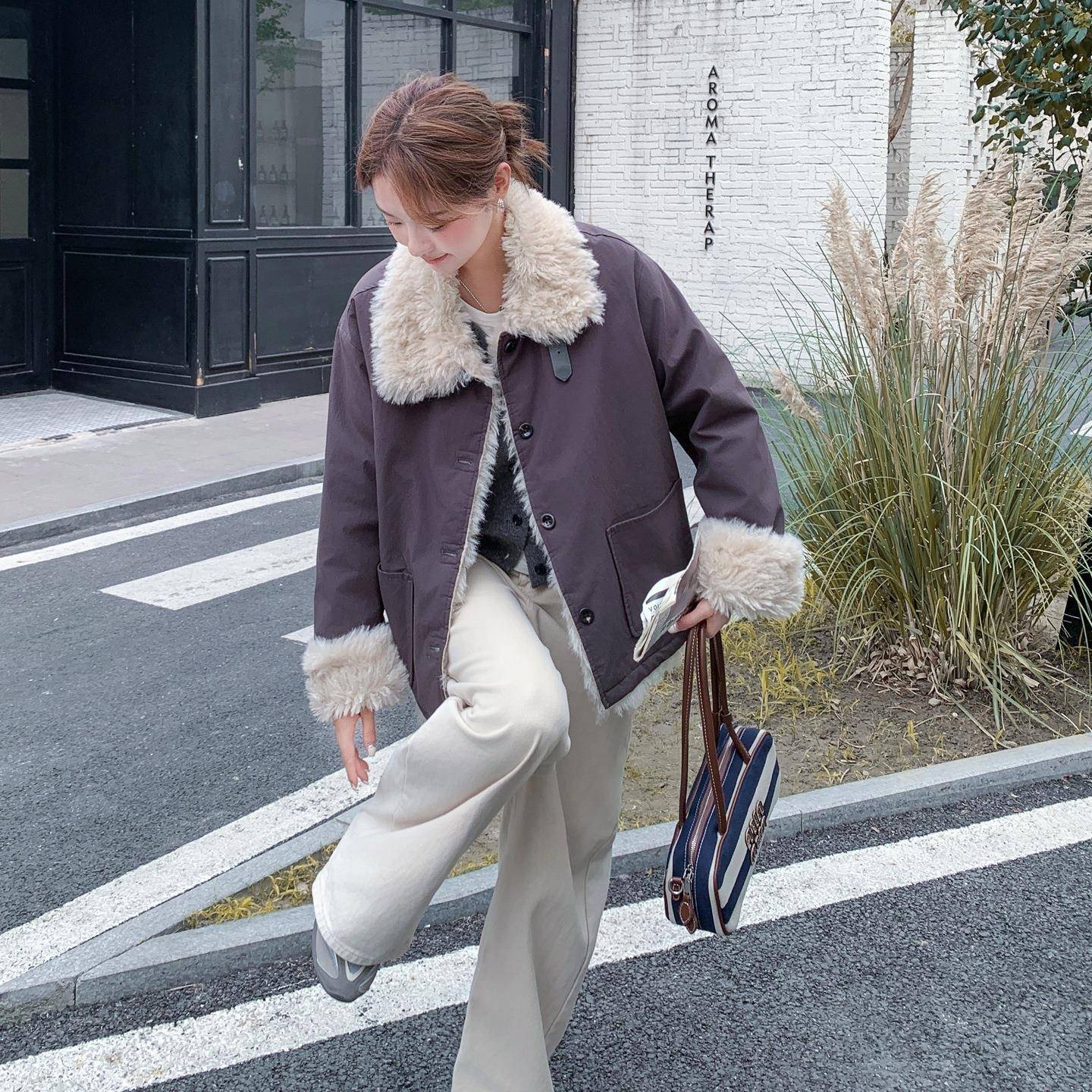 羊款内羔毛里新B297-184外套