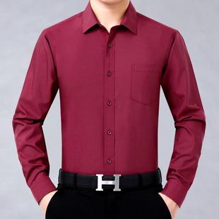 蚕真上衣丝男装 高档桑丝男士 Q5休闲免烫男式 春秋商薄务5822 衬衫