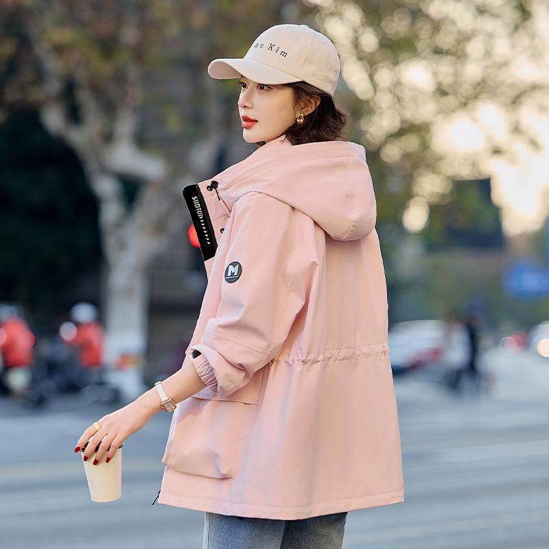 ZWEI5808春装长新款外套20尚25时百搭小个上衣风子衣外套韩版纯色