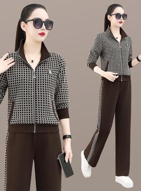 高一端0时尚休闲运动套秋装女春外套225新款灰色气质减96542302龄