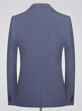 秋西套装务修身灰色职业服正装工作上两班男士商件套WSN西装