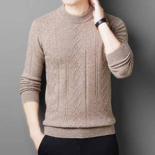 打底中老年羊毛衫 秋冬季 绒衫 毛圆领羊款 GAP打底衣 新男士