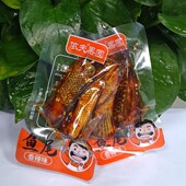 江西特产依夫果园香辣鱼尾鱼排500克开袋即食休闲零食小吃