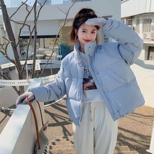 羽绒棉服女 甜美面包服棉袄外套温柔风短款 2023年新款 高级感韩版