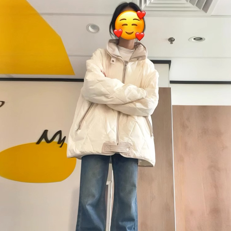 短款韩系简约宽松棉服外套