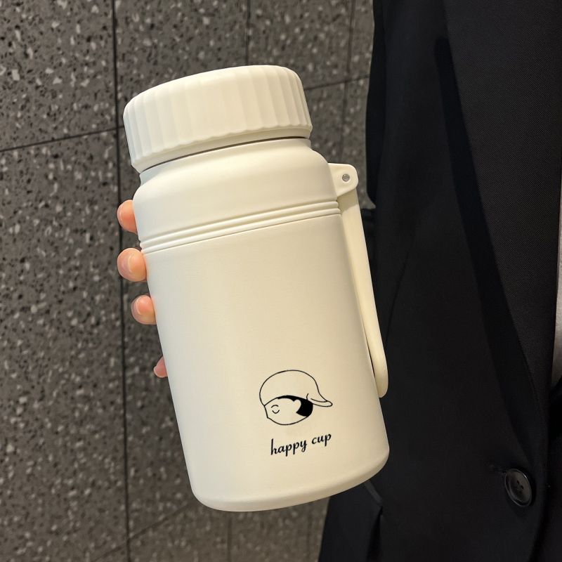 新大容量儿童不锈钢保温杯男茶水分离水杯女生学生泡茶杯子水壶
