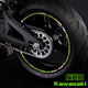 战隼350 通用摩托轮毂贴反光光圈贴 Kawasaki 小忍者 川崎 Z250