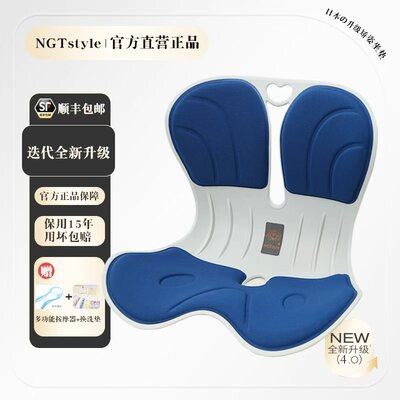 NGTstyle护腰坐垫2026新款矫正坐姿久坐美臀垫正品办公室腰靠垫子