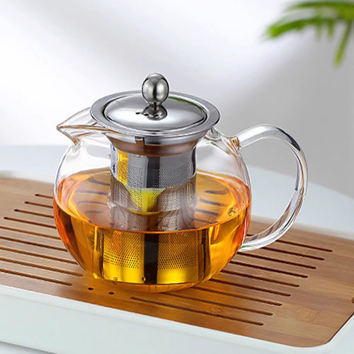 耐热玻璃泡茶壶不锈钢内胆煮茶器