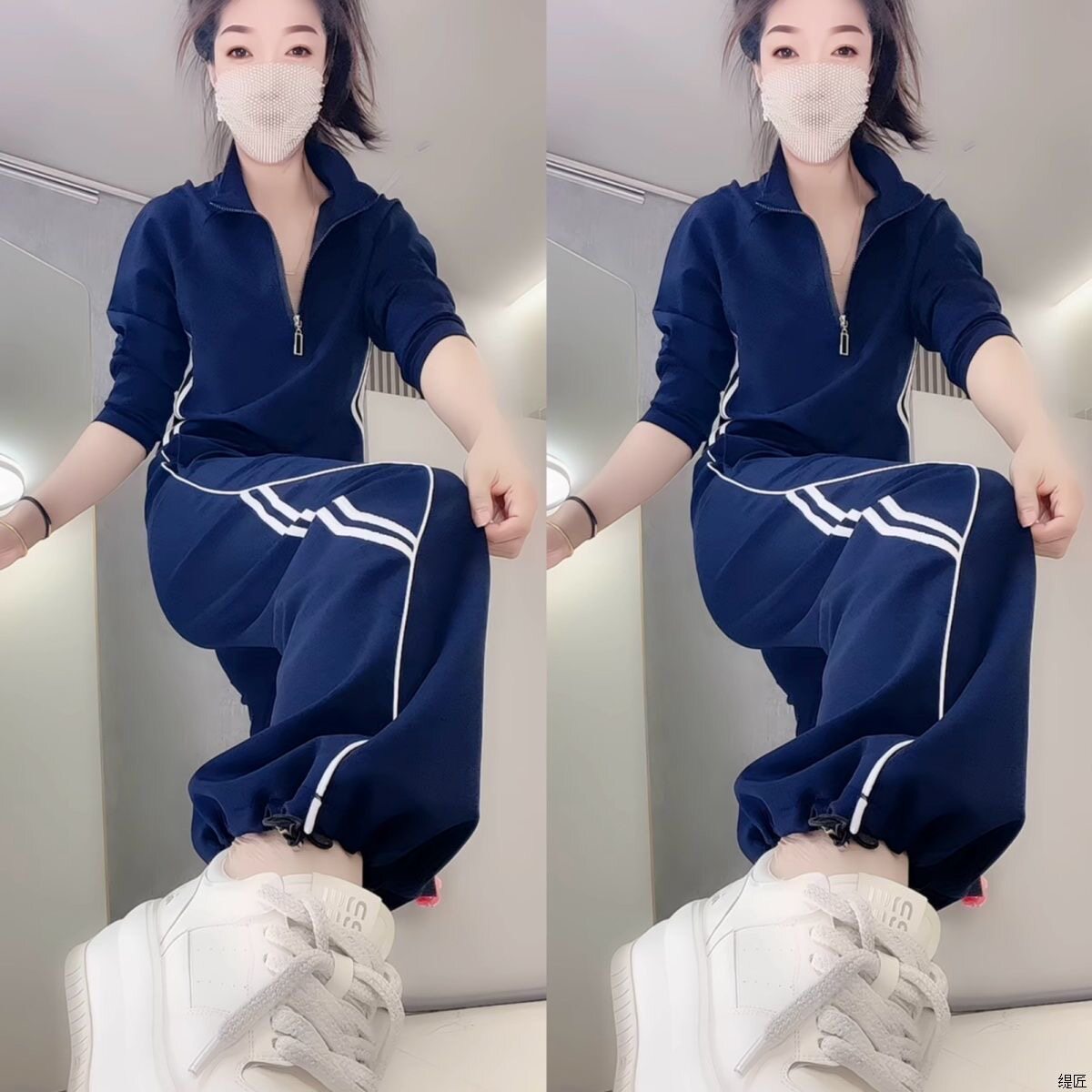 时尚休闲运动套装女2025年春秋新款洋气减龄显瘦卫衣卫裤两件套潮