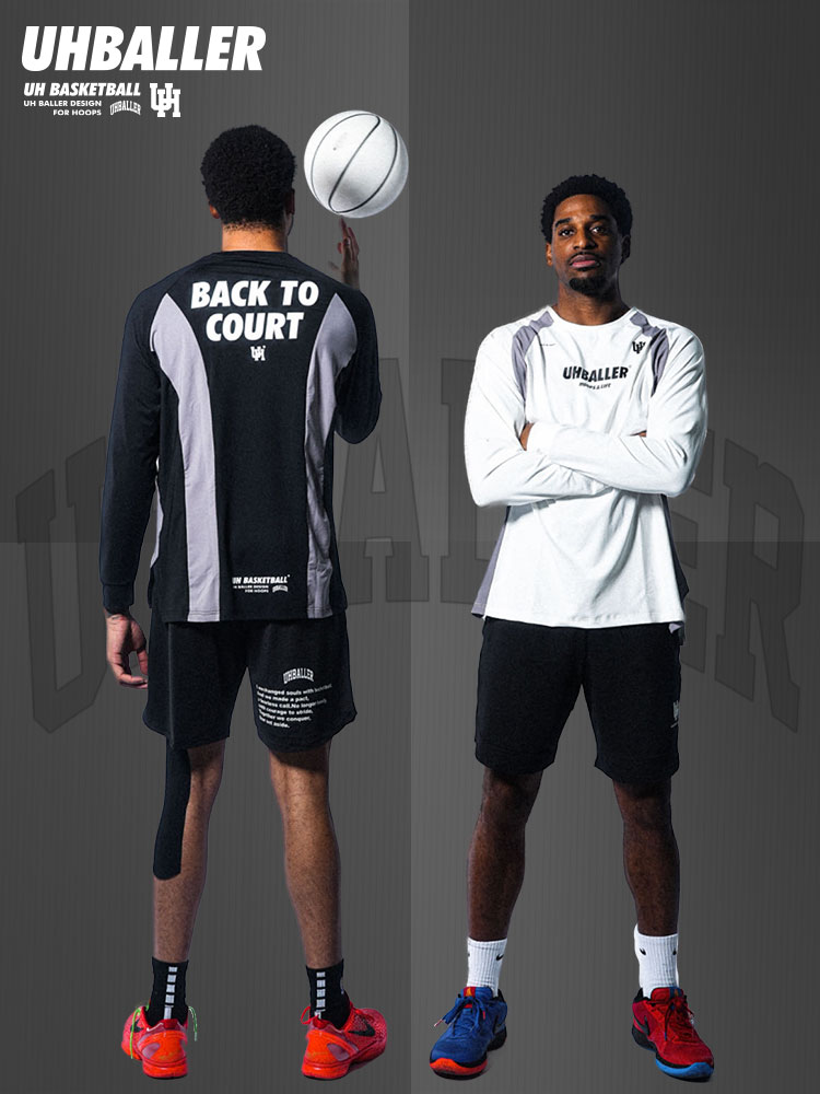 UHBALLER长袖男子篮球投篮服
