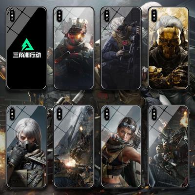 三角洲行动手机壳适用红