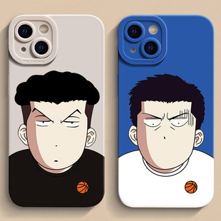 适用iPhone15promax手机壳14保护套13苹果12pro三井寿12mini宫城良田11pro硅胶xsmax男xr全包7/8plus灌篮高手