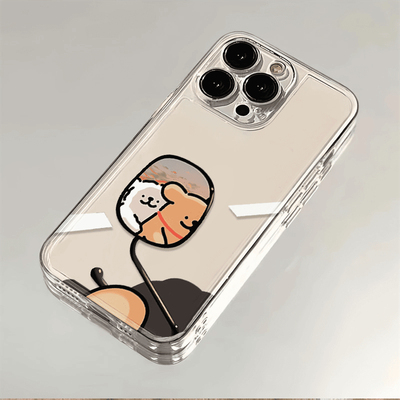 线条小狗适用iPhone16pro