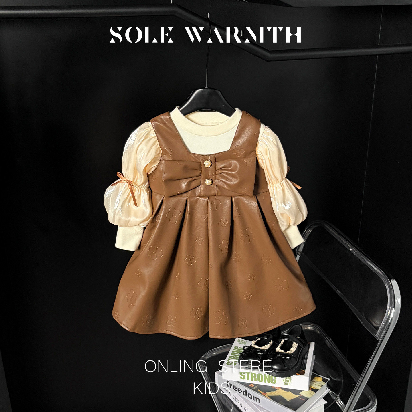 唯暖童装女童连衣裙宝宝公主裙子2026新款春装女孩韩版巨好看套装,童装/婴儿装/亲子装,连衣裙,淘宝优惠券,粉丝福利购,淘宝优惠卷