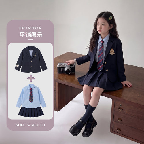 唯暖女童装2026新款推荐秋装套装