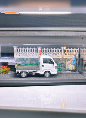 64比例 72比例车模场景 发光场景 DIY 桌面摆件  涂鸦展示盒 模型