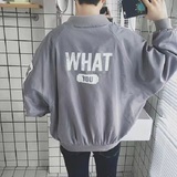 夏季新款外套女学生韩版宽松百搭棒球服，女装短外套，星座1804