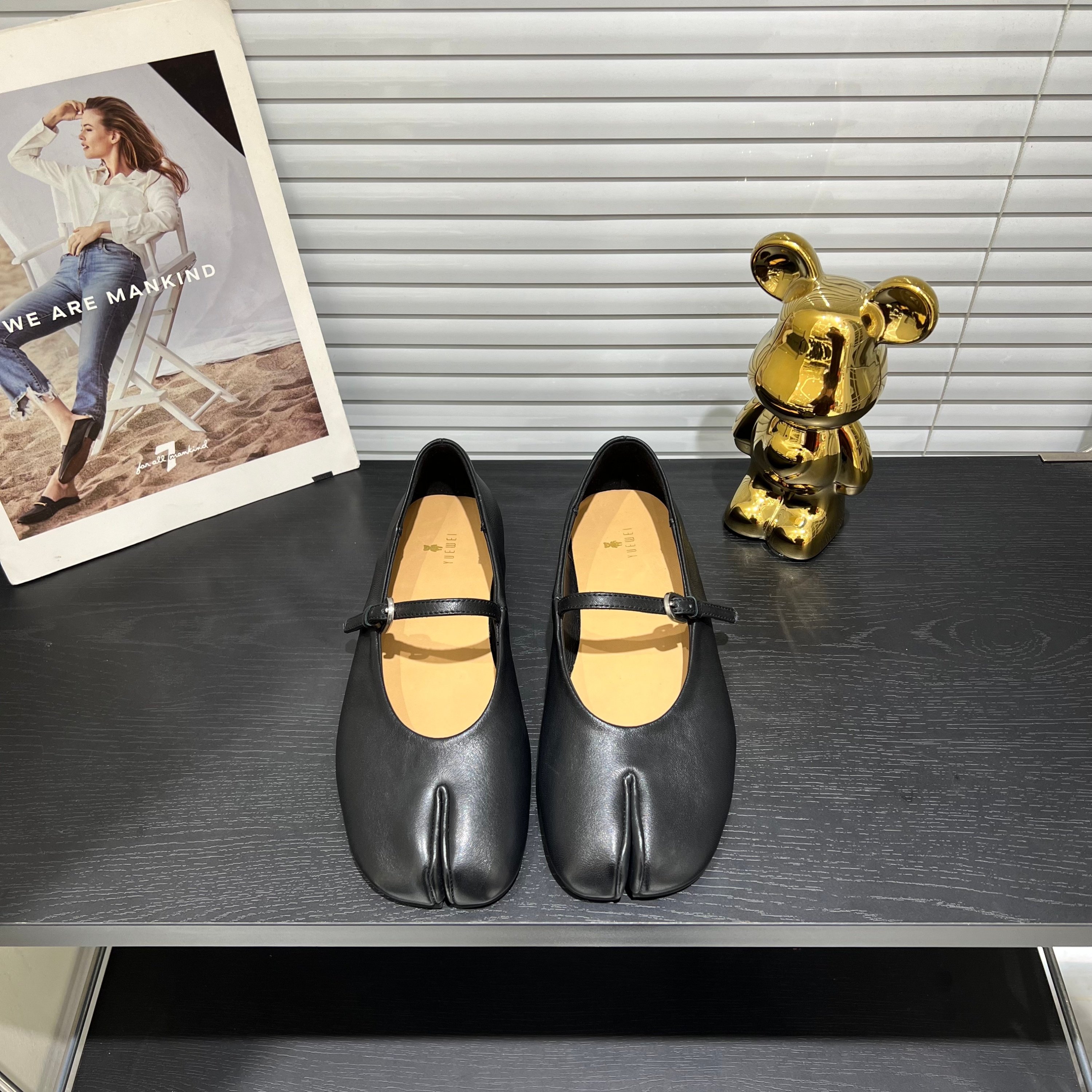 悦薇高品质女鞋羊皮分趾玛丽珍鞋女平底一字扣带单鞋超软皮芭蕾鞋,女鞋,浅口单鞋,淘宝优惠券,粉丝福利购,淘宝优惠卷