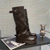 靴厚底增高骑士靴长筒靴 潮流复古百搭舒适时装 悦薇高品质女鞋 时尚