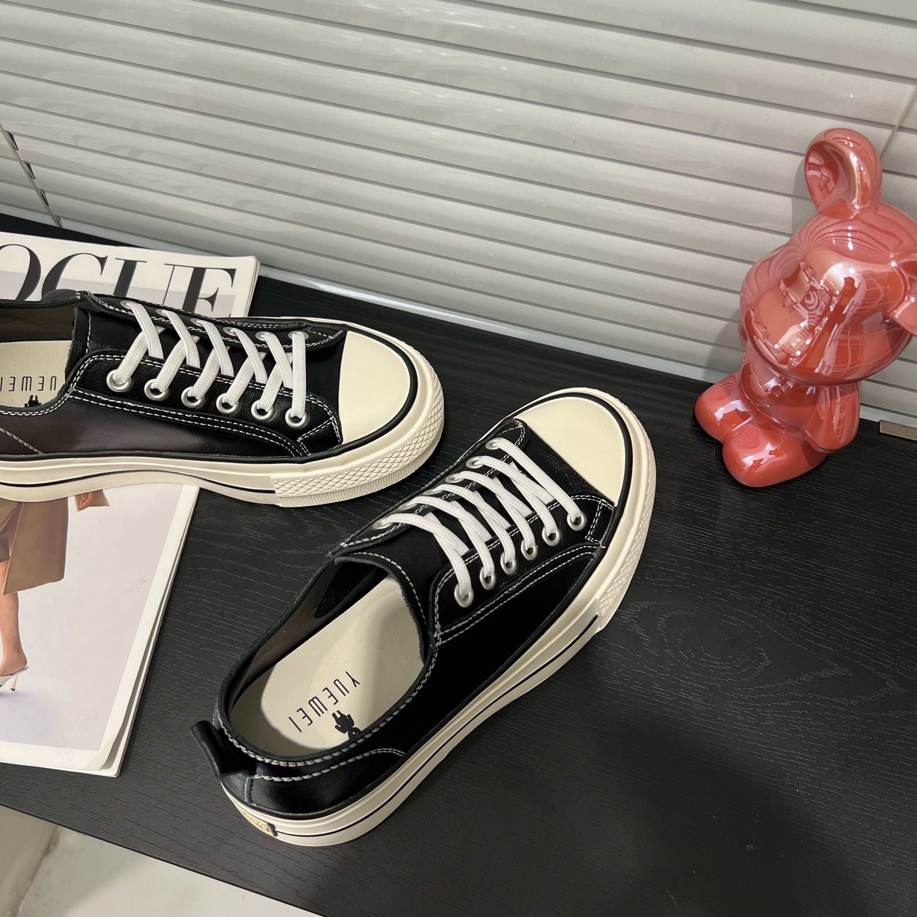 悦薇高品质女鞋韩式风厚底羊皮百搭休闲板鞋女学生韩版系带潮鞋,女鞋,休闲板鞋,淘宝优惠券,粉丝福利购,淘宝优惠卷