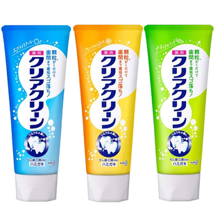 日本原装花王KAO牙膏微细颗粒净白除牙垢预防牙龈牙周护理120g