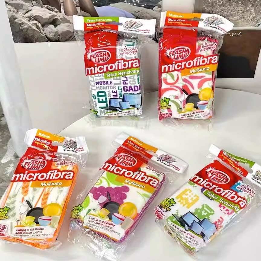 老美订单!家居好物 出口海绵擦洗碗擦4pcs)