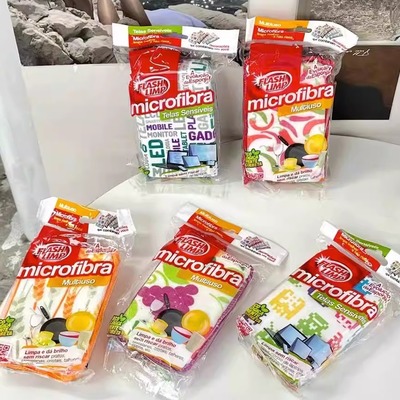 老美订单！家居好物 出口海绵擦洗碗擦4pcs）