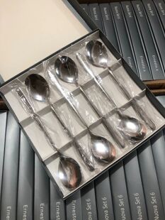 德国Eto.s精美不锈钢汤勺！沉甸甸的感觉家用长柄勺汤勺