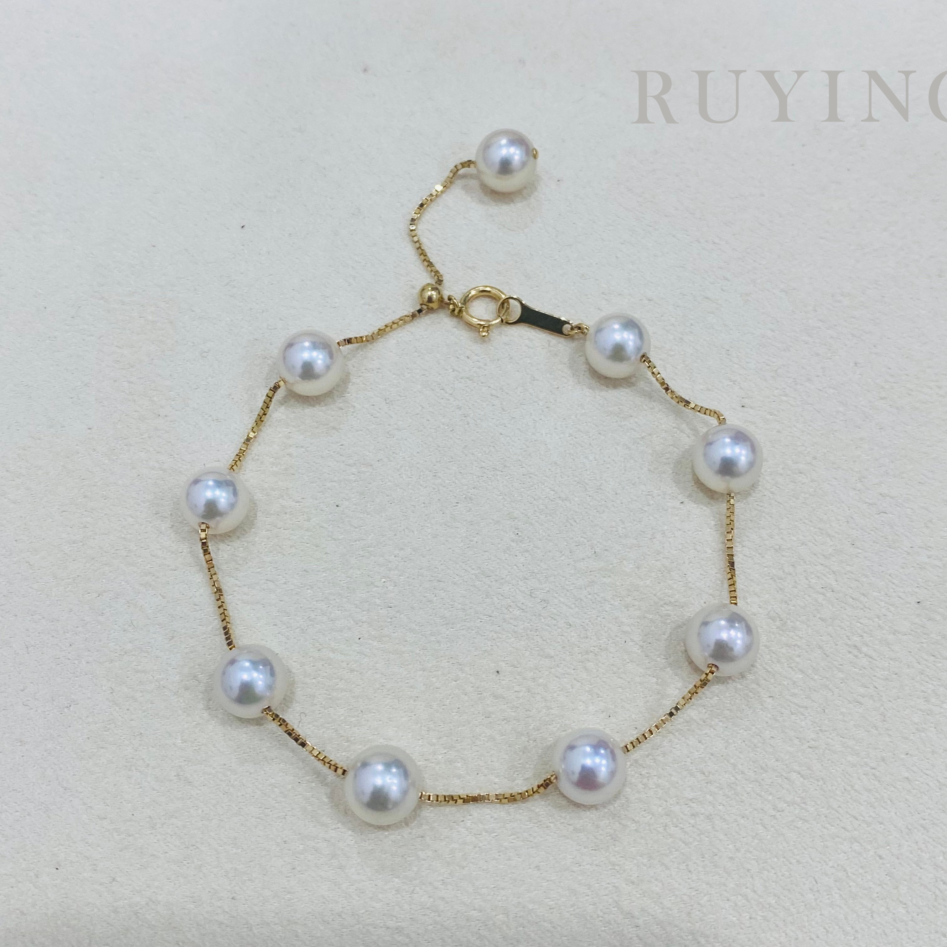 满天星akoya海水珍珠手链