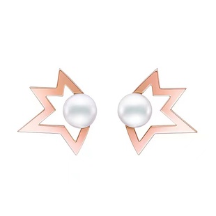 彗星 TASAKI塔思琦 comet plus 7mm珍珠18k金耳环耳钉 akoya 代购