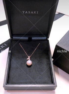 代购TASAKI 田崎 * 塔思琦 kugel pendant 樱花金 akoya珍珠 项链