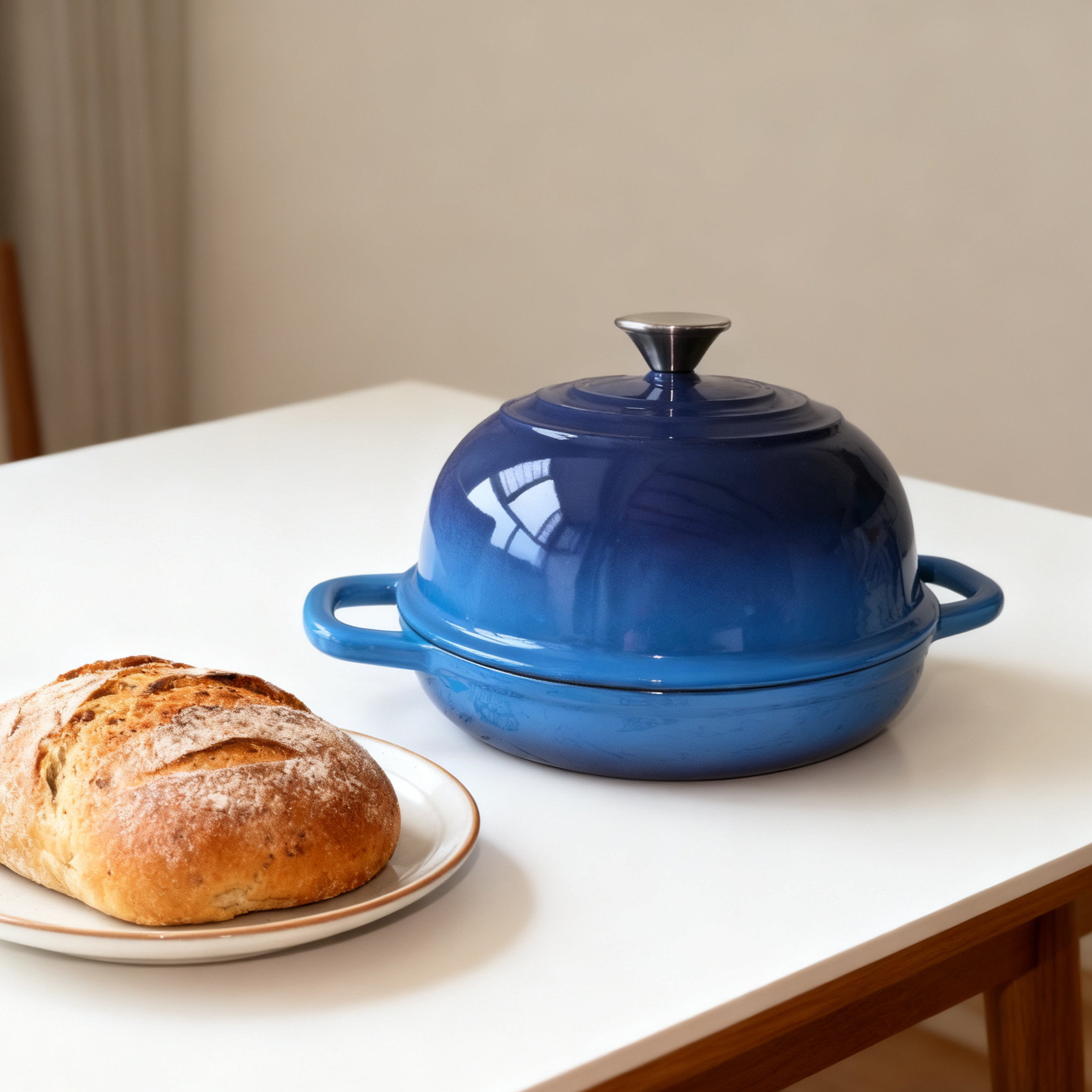 出口烤面包欧包锅铸铁珐琅生铁平底浅锅烘焙模具烤箱明火电磁炉,厨房/烹饪用具,炖锅/炖煲/汤煲,淘宝优惠券,粉丝福利购,淘宝优惠卷