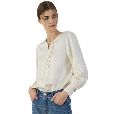 国风提花盘扣新中式小衫