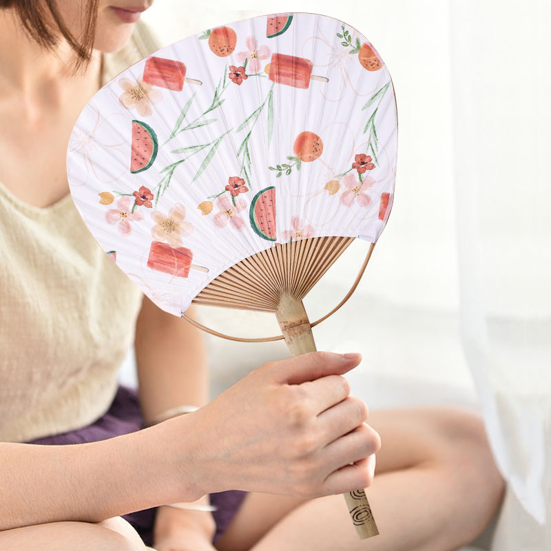 团扇古风 扇子夏季中国风手工小扇手摇实用夏天折扇儿童日式清凉