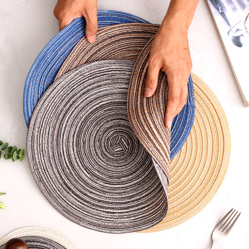 象有秘密餐垫苎麻防烫隔热