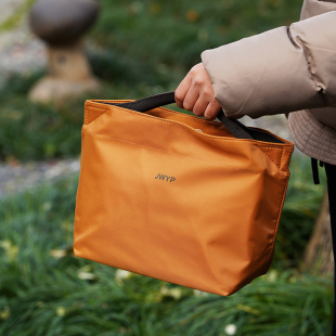 时尚轻奢简约手提便当包防水保温饭盒袋上班族学生轻便日式大容量