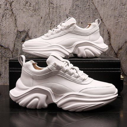INS小蛮腰老爹鞋2025款款网红潮牌男鞋内增高鞋子户外运动休闲鞋
